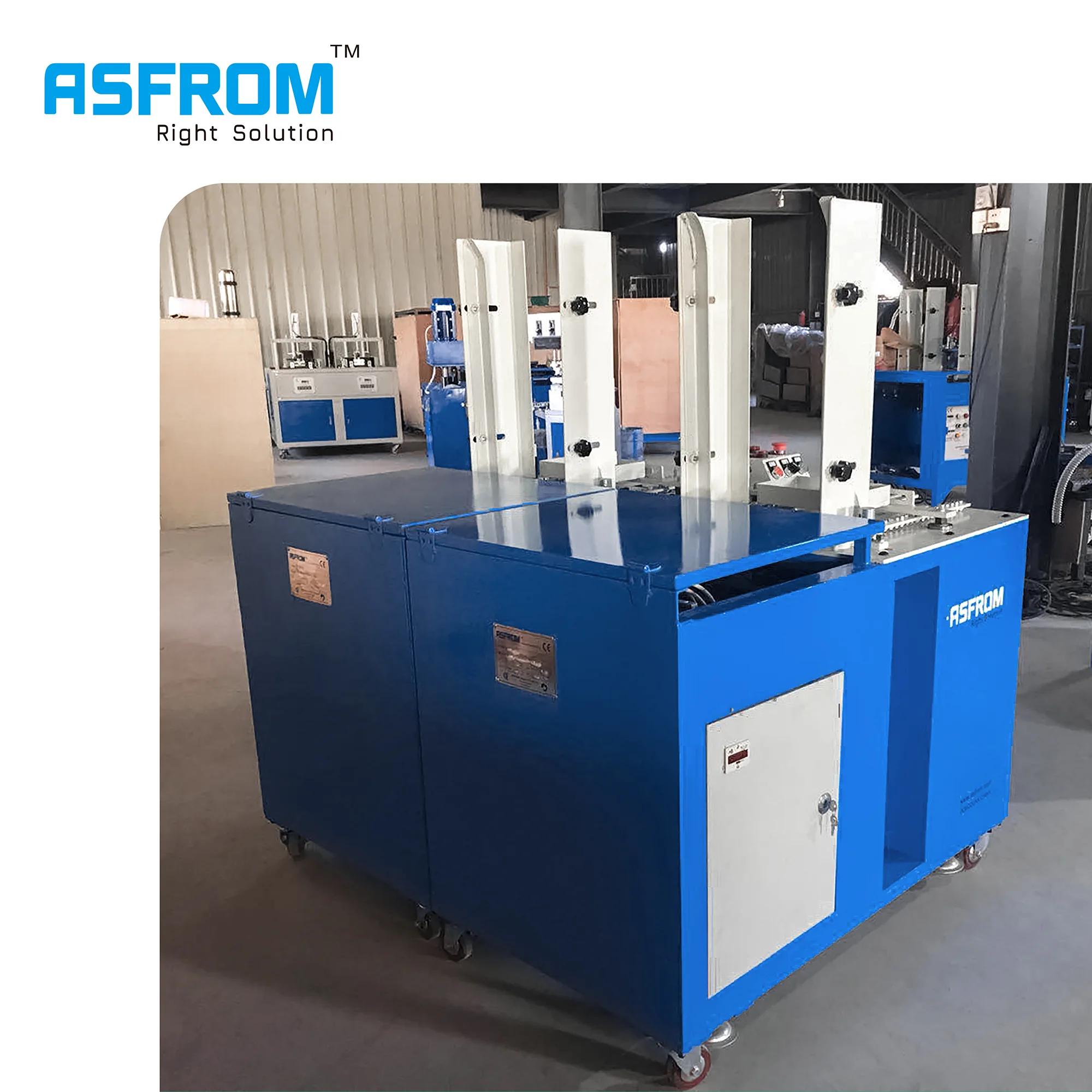 ASFROM 2019 EVA PVC Flip Flop Strap Fixing Machine