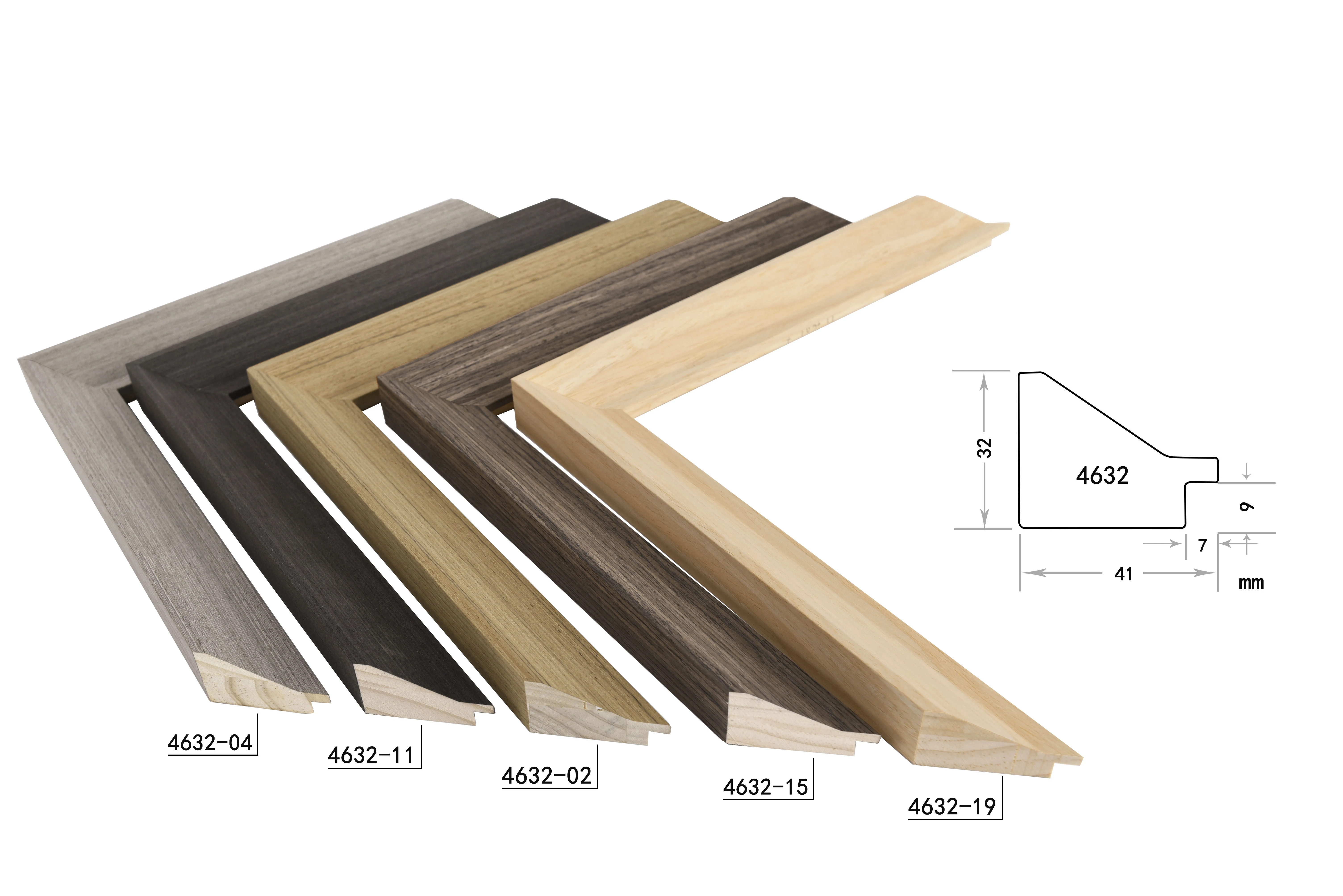 custom solid wooden Picture painting frames wholesale pine wood Frame Moulding