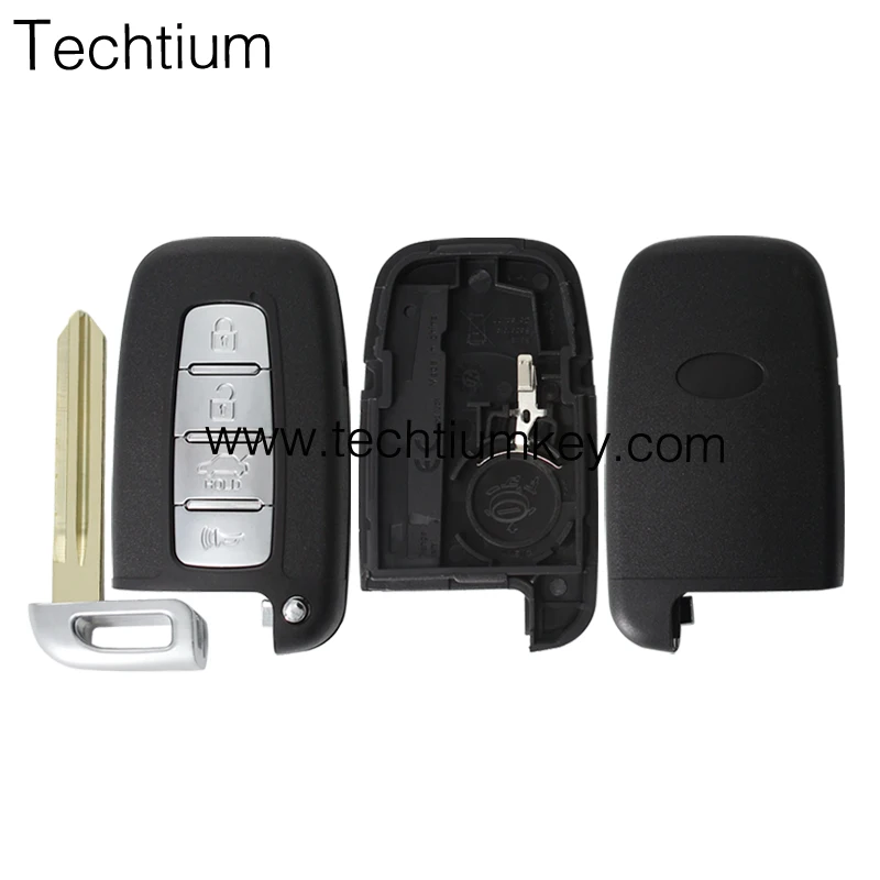 Replacement Key Case 4 Buttons Remote Car Key Shell Fob for kia key case Picanto Cerato Sportage