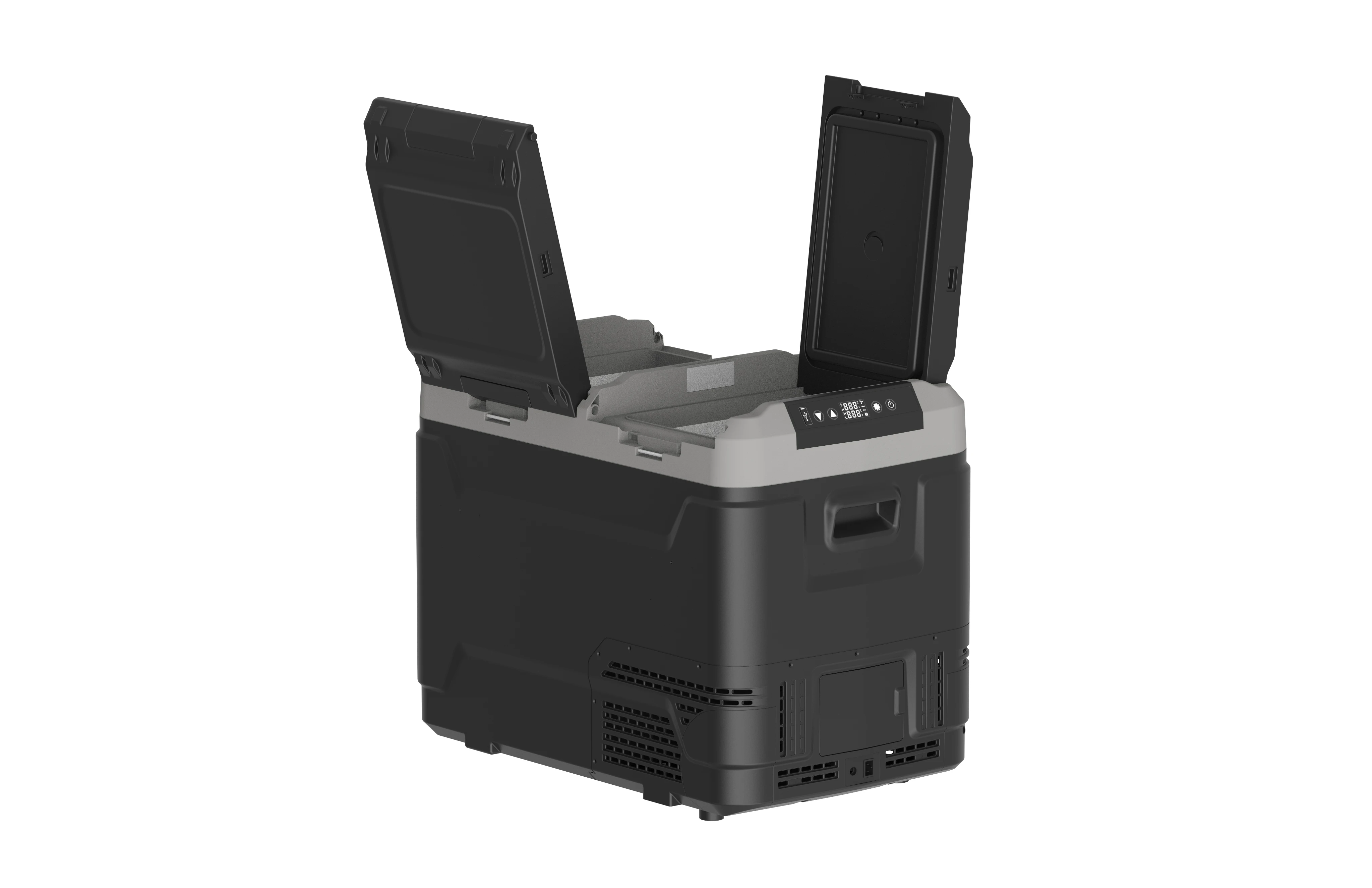 Camping Portable Car Freezer Fridge Refrigerator with 12/24V DC and 100-240V AC