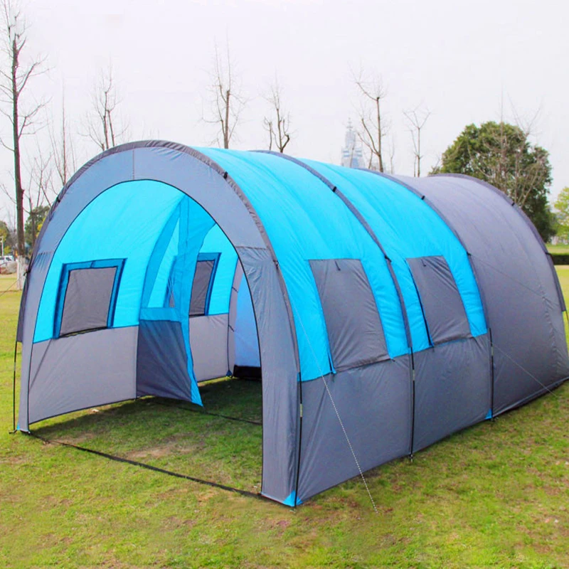 5 - 8 Persons Large Glamping Luxury Family Carpas de Tunnel Outdoor Camping Tents