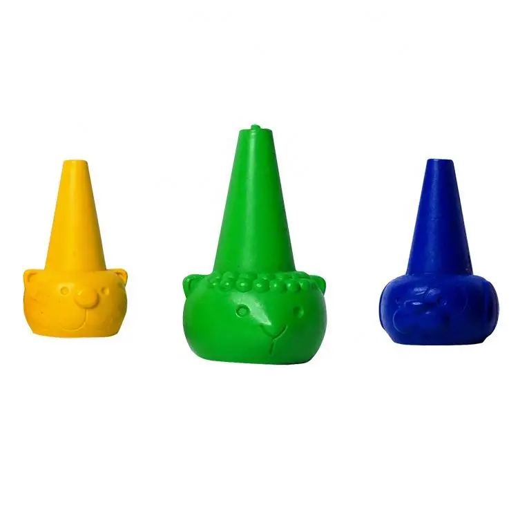 3D Finger Erasable Crayon Factory manufacture Non-toxic 3D Funny Wax Crayon   Colors  Safety Plastic Crayons