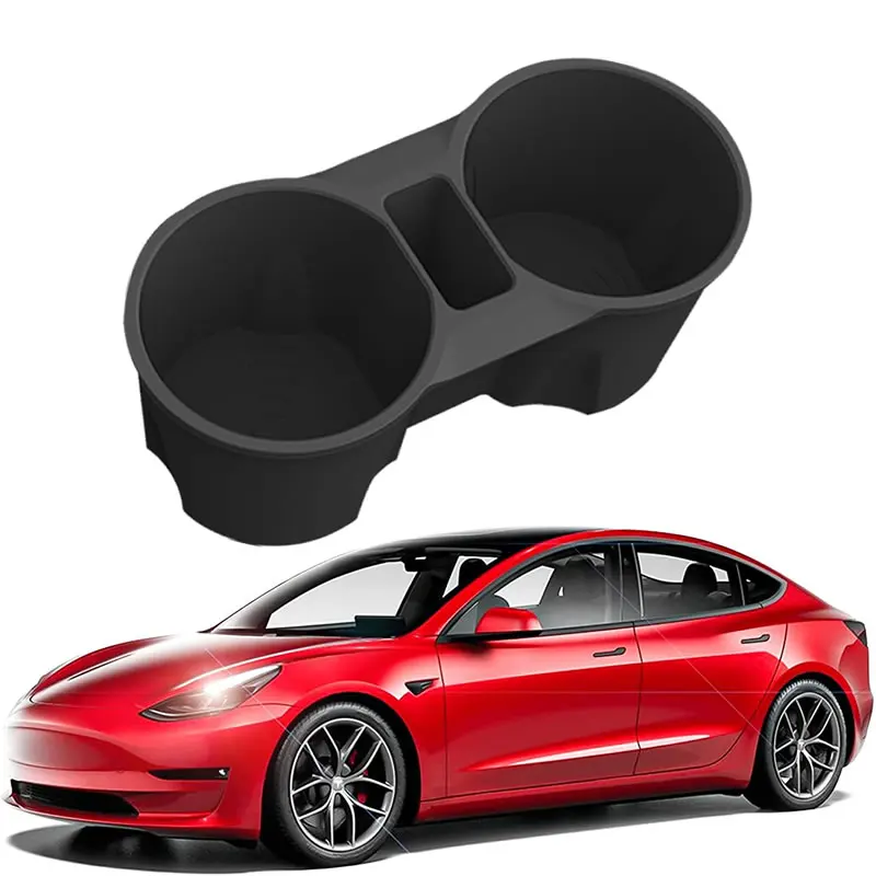 Car cup holder for Tesla Model 3 accessories storage shockproof car accessories