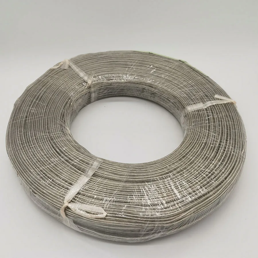 200m 0.5mm Clear Silver Extension Cord  20AWG 2 Core neon light accessories welding transparent wire ac