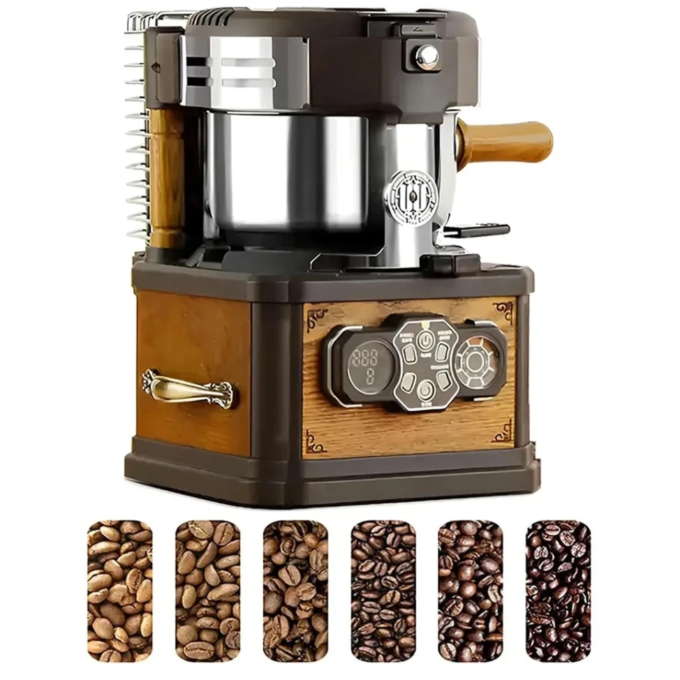 Wingkwong Factory Wholesale Home Coffee Roaster Tostatrice Per Caffe Domestica Electric Coffee Roasting Machines Sample Roasters