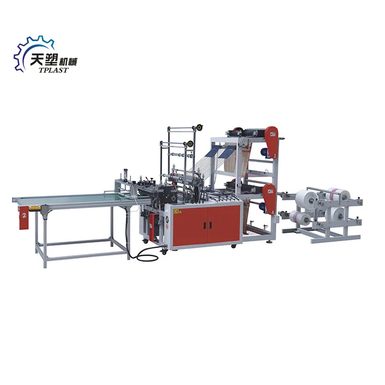 automatic biodegradable plastic bags manufacturing machine making bags plastic