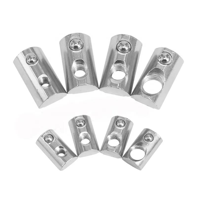 Custom M4 M5 M6 M8 M19 M10 M16 Sliding Hammer Head T Slot Nut For Fasten Connector 4545 Aluminum Extrusions