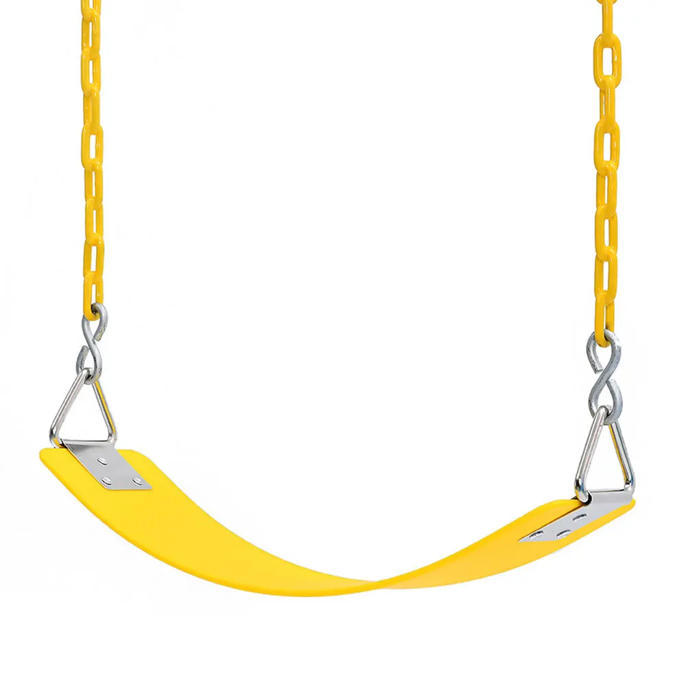 5 Seats Outdoor PVC Coating Plastic Stable Baby Cradle Swinging Chair Outdoor Garden Swing for Sale Toy Set Metal Customized