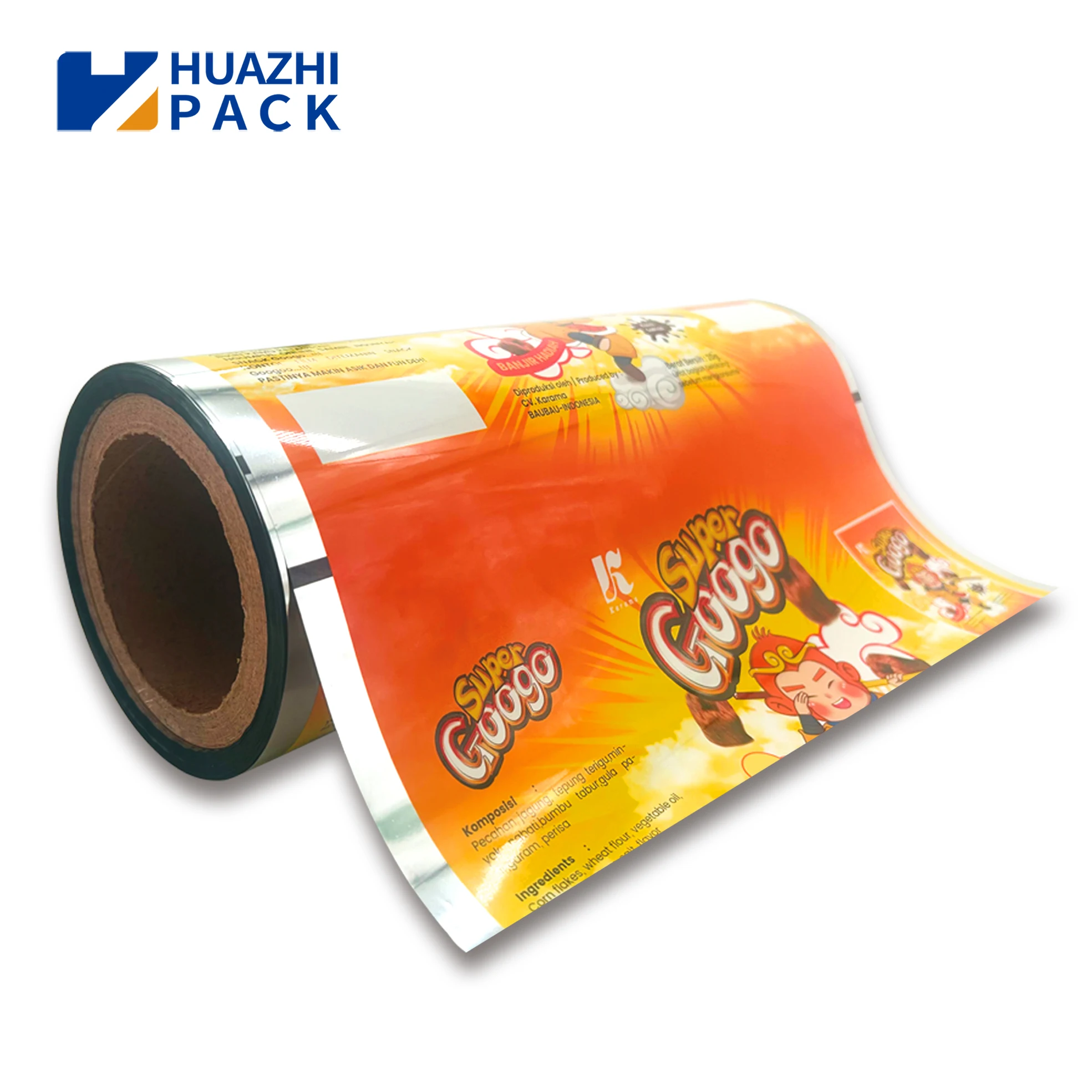 Printed Roll Stock PET/BOPP Foot Packaging Mylar Laminated Plastic Roll Film Color Printed Sachet Film Roll