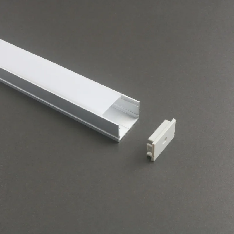 LS-105 led profile aluminium 50mm aluminium profile glass