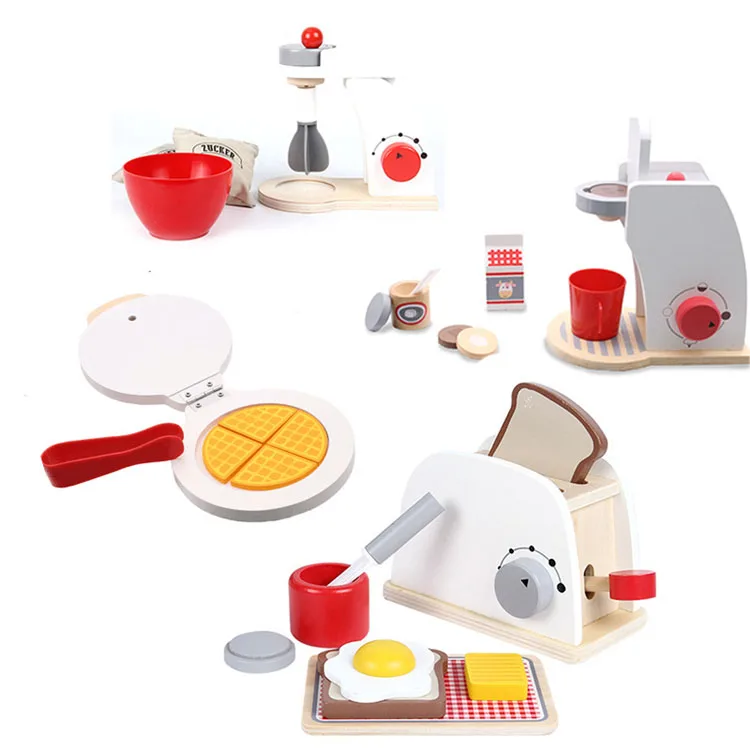 
 Лидер продаж, детский деревянный Игровой набор для ролевых игр, кухонная игрушка для детей  