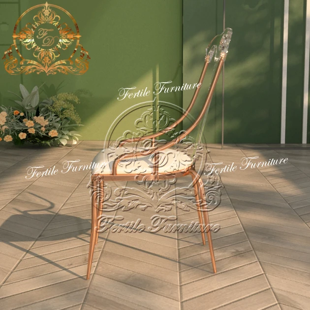 Acrylic Tiffany  Wholesale  Acrylic Chaises De Mariage Wedding Chair