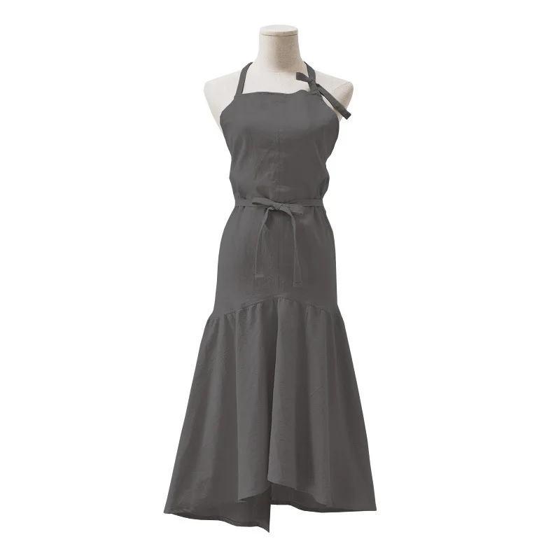 vintage apron florist suits kitchen cooking baking apron with ruffles in custom for studios