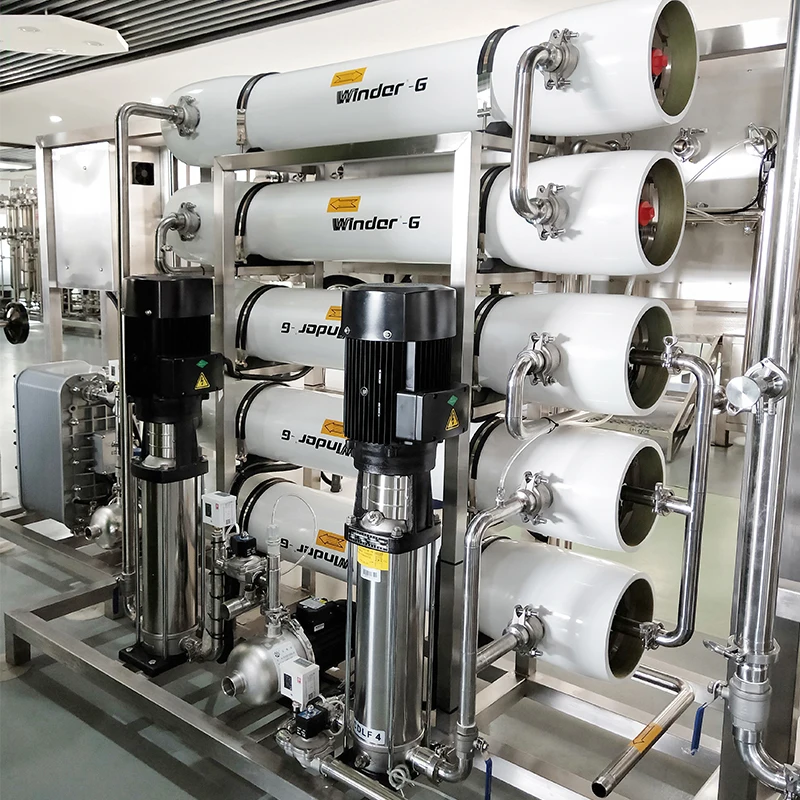 Used RO Water Treatment Machine with Steel Pump and Membrane PLC Control Plant Water Treatment Chemicals System