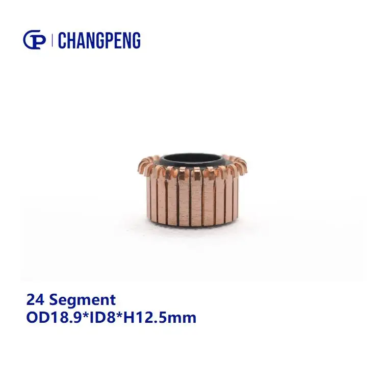 24 Segment OD18.9* ID8*H12.5 Motor Armature Commutator manufacturer