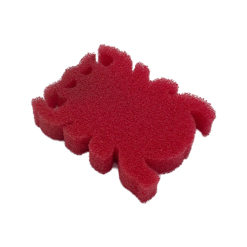 Factory Custom High Density High Rebound Strong Durable Silica Gel Filter Sponge Silicone Dish Sponge