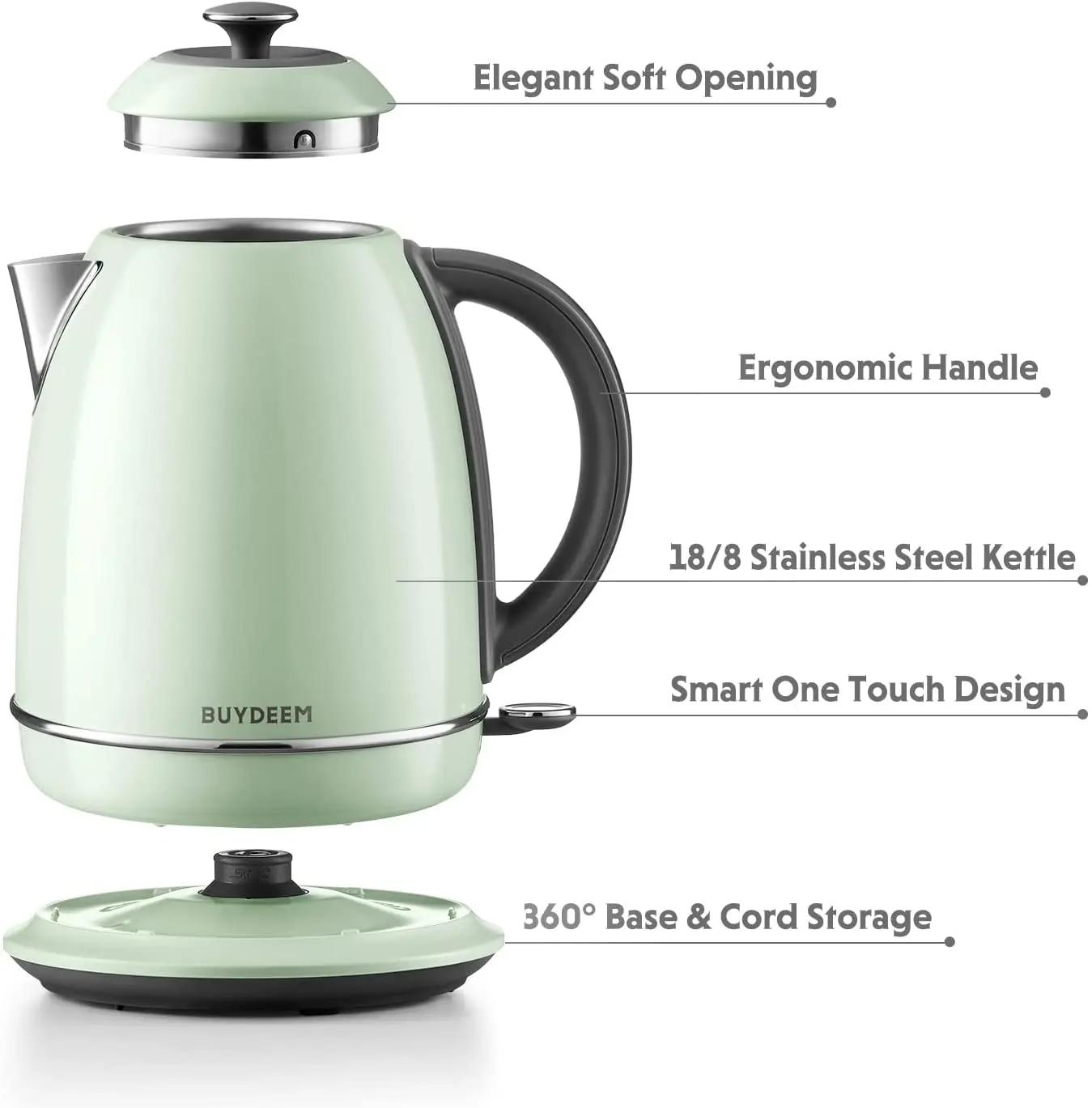 smart water dispenser turkish tea maker samovar xiaomi electric kettle tea baby  wood 1.2 electric kettle