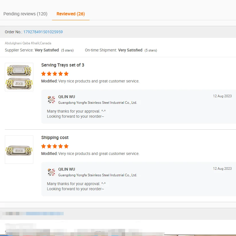 Gold Mirror Tray Luxury Custom Silver Buffet Wholesale Meal Hotel Serving Trays