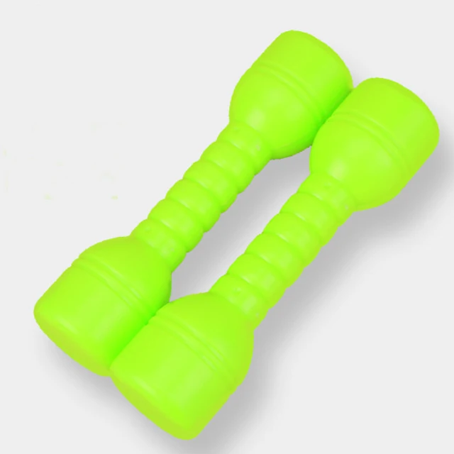 Kids Plastic Hand Dumbbells Household Gym Exercise Barbell Children Exercise Fitness Sport Toy for Home Use