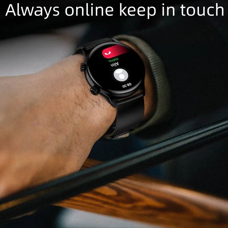 Premium active Health Features Full Touch Round screen AMOLED Smart Watch For Women Men HK8Pro Smartwatch