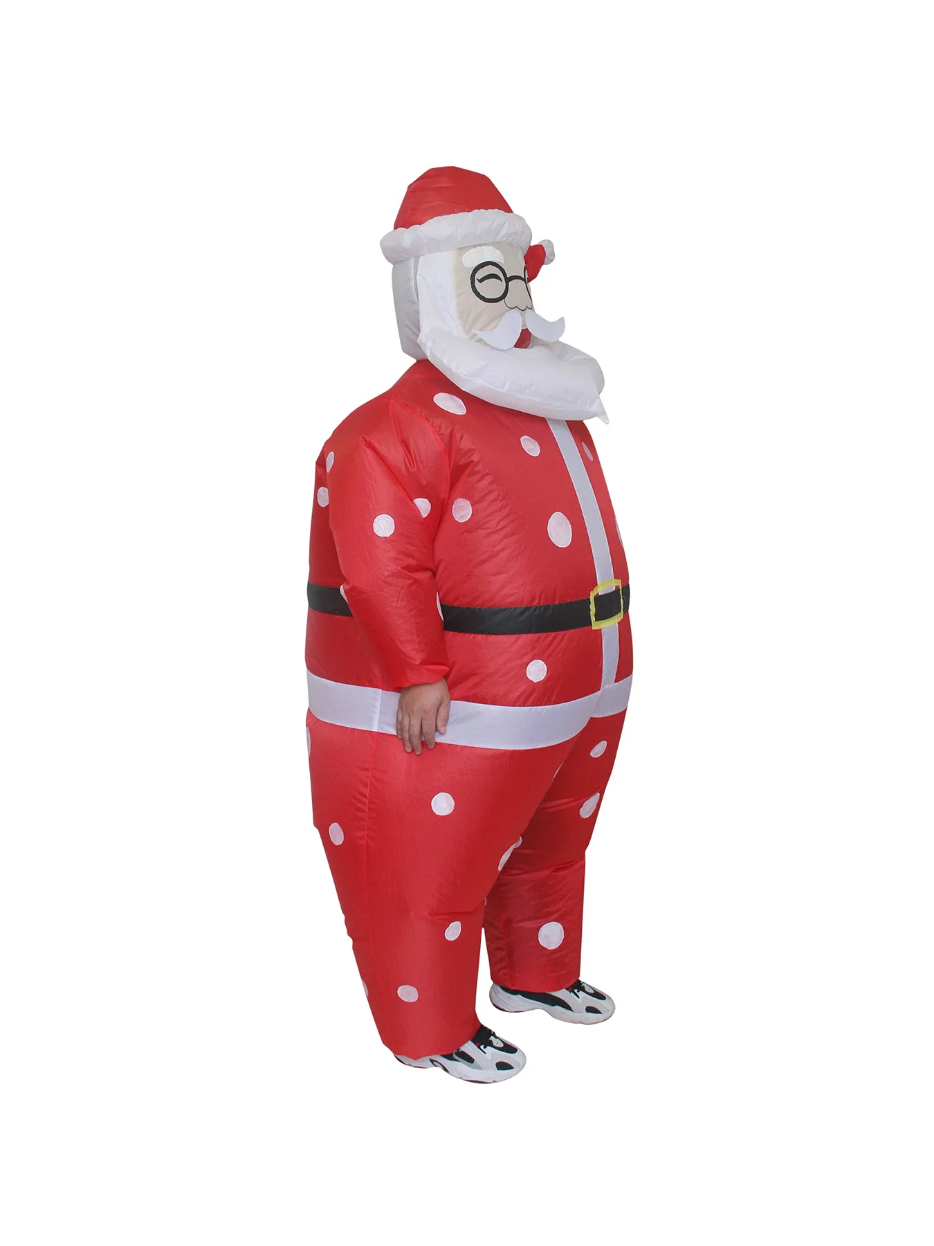 Factory Wholesale  Christmas Cosplay Fat Clothing Blow Up Magic World Santa Adult Cosplay Inflatable Suit party novelties