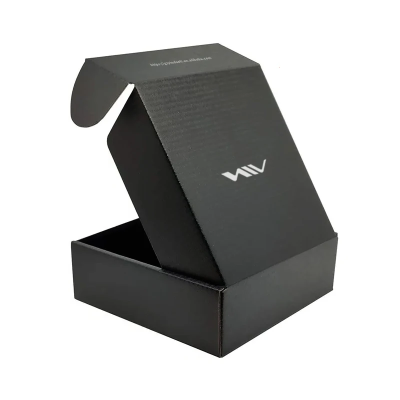 Изготовленный на заказ размер логотипа напечатанный роскошный гофрированный картон доставка упаковка Подарочная бумажная коробка