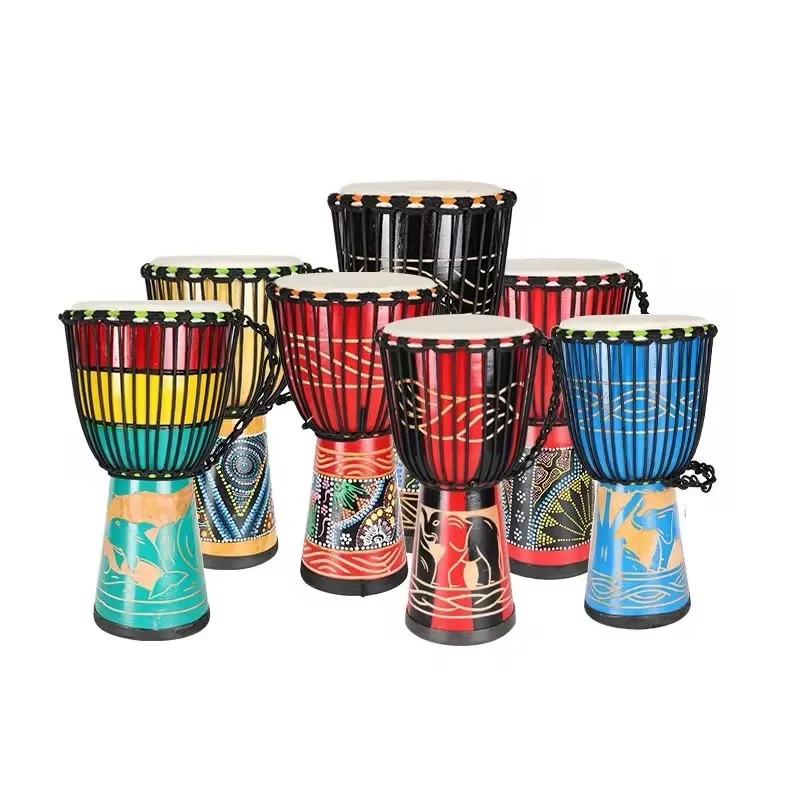 Африканский барабан Djembe Детские ручные барабаны для начинающих 8-дюймовые профессиональные игровые Музыкальные инструменты музыкальный инструмент