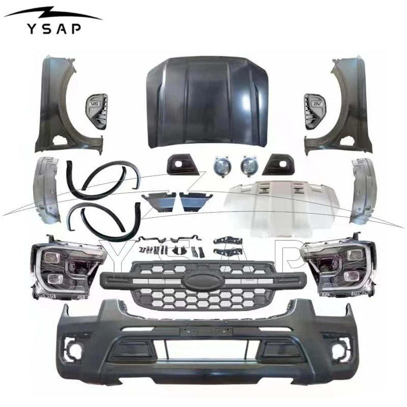 Hot selling auto parts for 2012-2021 Ranger upgrade to 2022 body kit