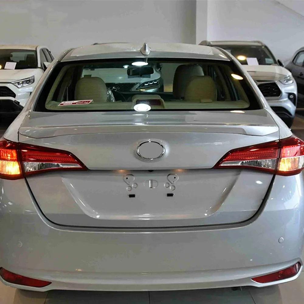 Car Accessories For Toyota Sedan Vios Yaris Rear Spoiler Wing LIP 2019+ ABS Material High Quality