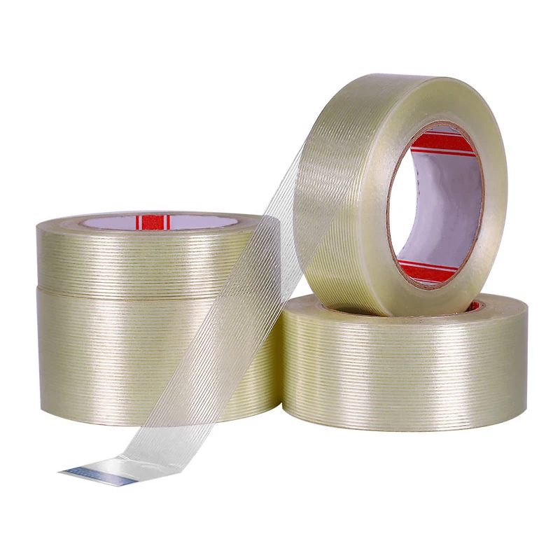 Fiberglass Filament Reinforced Strapping Tape Self Adhesive Mono Straight Filament Tape