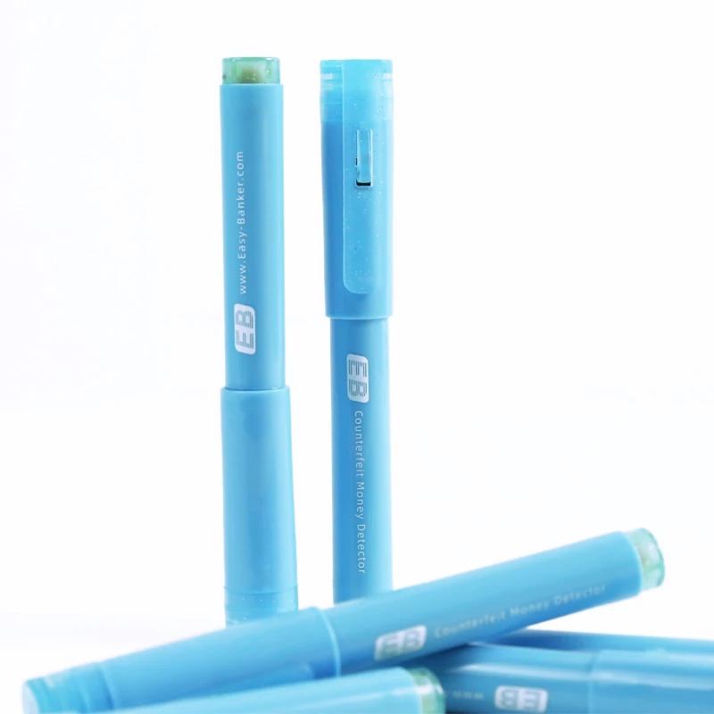 DC-1379B1C-3 Custom Quick Test Money Marker pen For all currencies Checking Real USD Euro Tool Portable UV Bill Detector