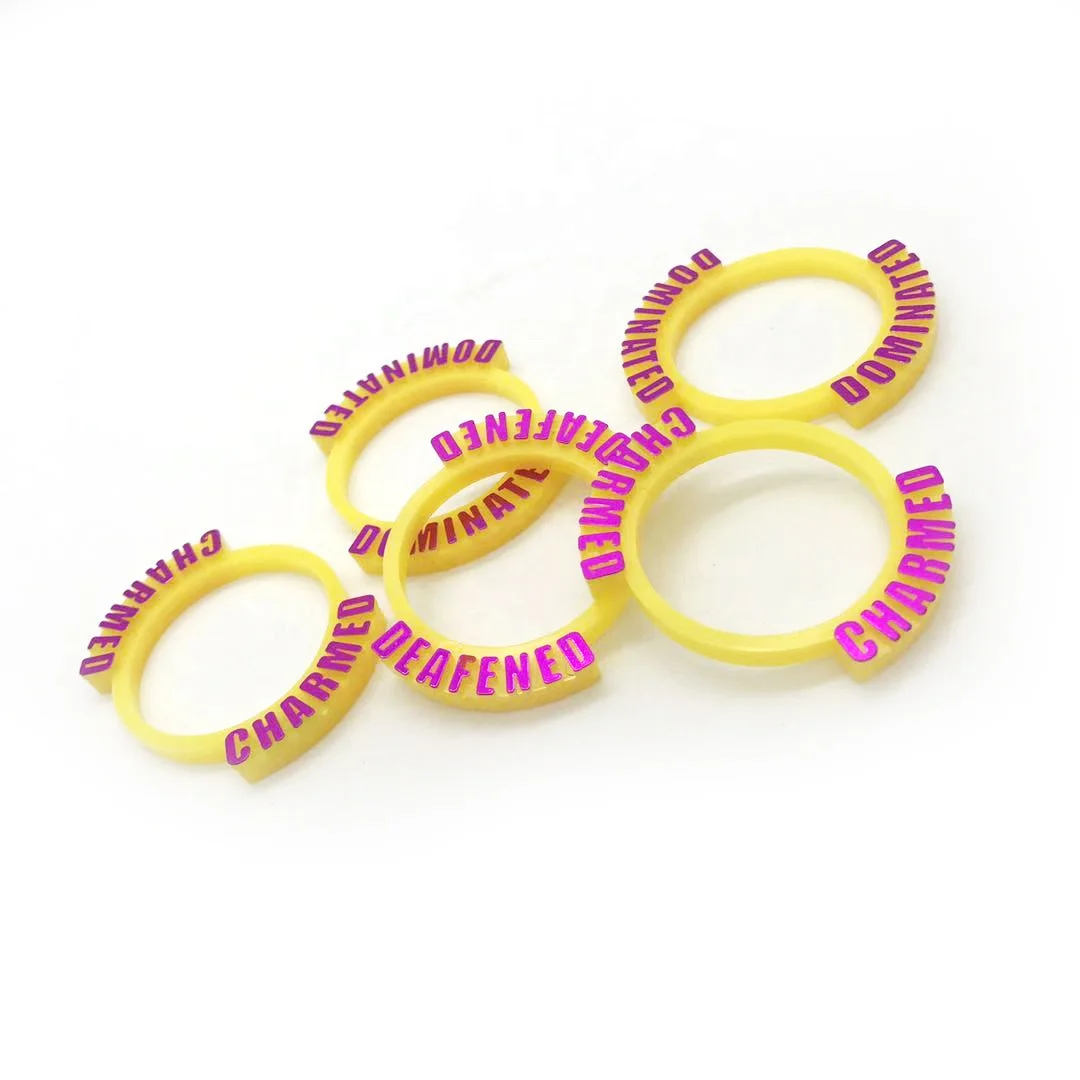 Fashion Acryl Custom Of Love 25Mm 12Mm Acrylic Colored Blank Plastic Token Coin