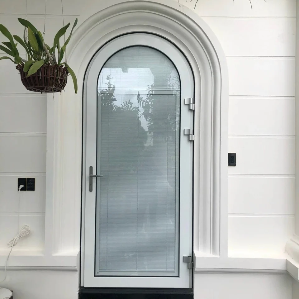 Commercial  Glass House Doors Triple Glazed Aluminium Doors Glass Patio Doors