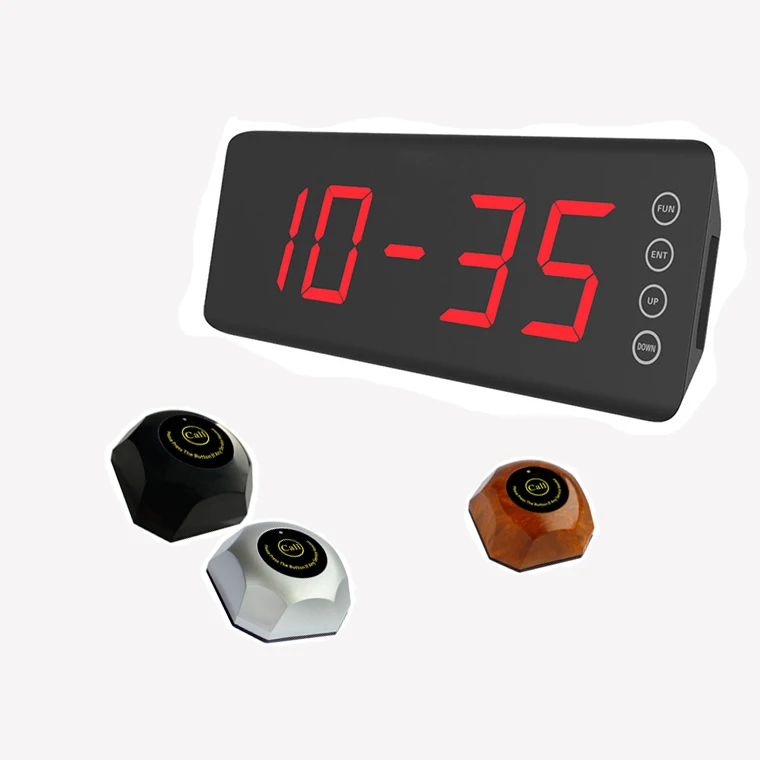 New arrival latest design restaurant hotel calling system wireless display receiver