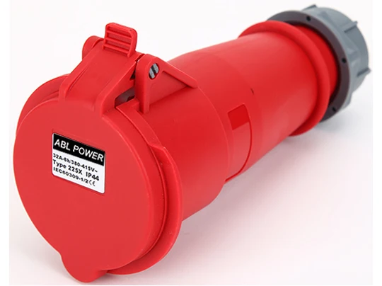 ABLPOWER 380V 3P+N+PE IP44 32A CEE Electrical Plug And Socket E-225X
