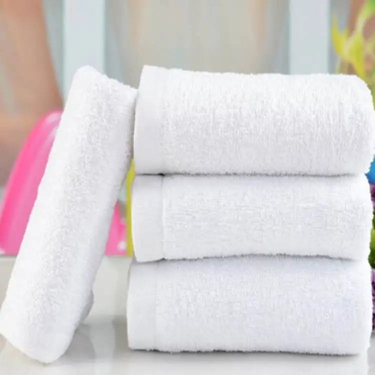 QUNZHEN 70 140 600g white bath towels luxury cotton hotel  bath towels