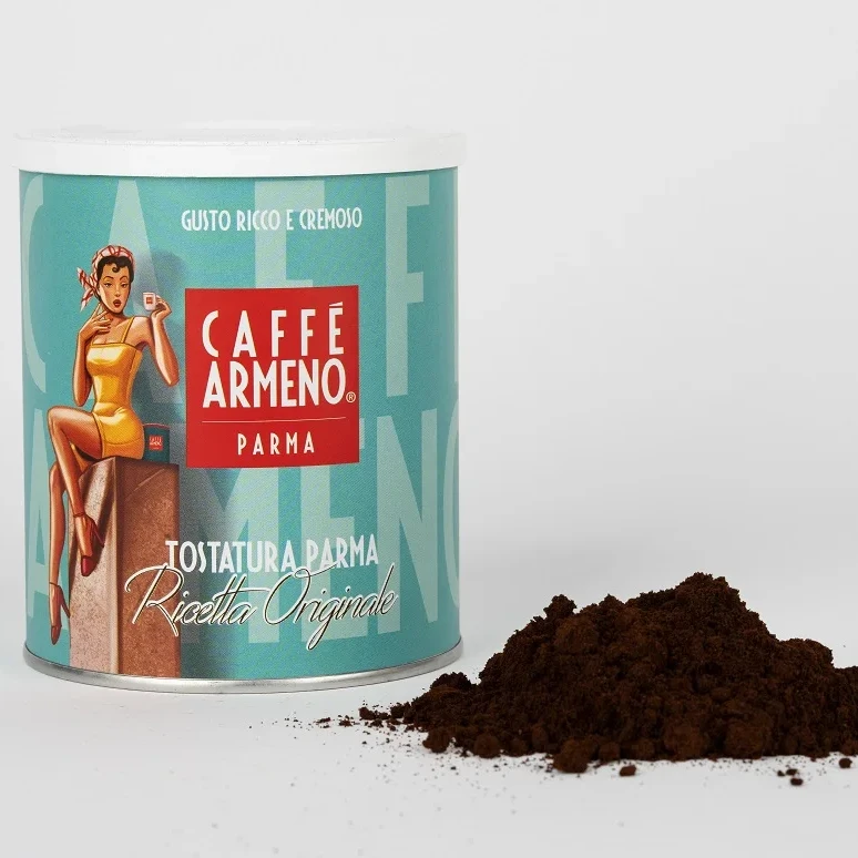 Оптовая продажа брендовый измельченный кофе Armeno Caffe Srl превосходный итальянский жареный молотый для мокко или эспрессо-машины