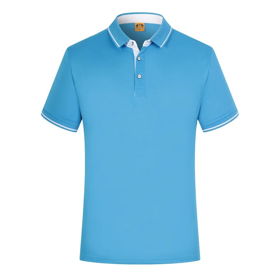 Cheap wholesale multi colors men t-shirt polo waiter uniform custom cotton polo shirt with logo