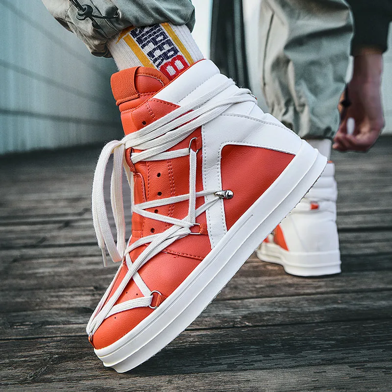 Custom logo2022 RO high top walking style leisure skateboard shoes canvas spring casual autumn couples fashion shoes for men