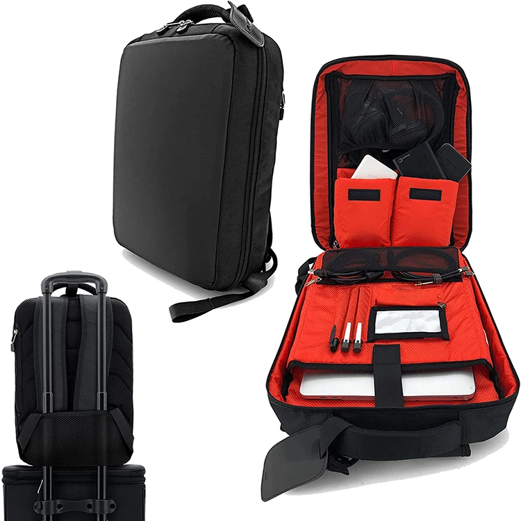 Multi-functional Black EVA Waterproof 180 Degrees Open dj Controller Bag Multi-FX Pedals Micro Keyboards