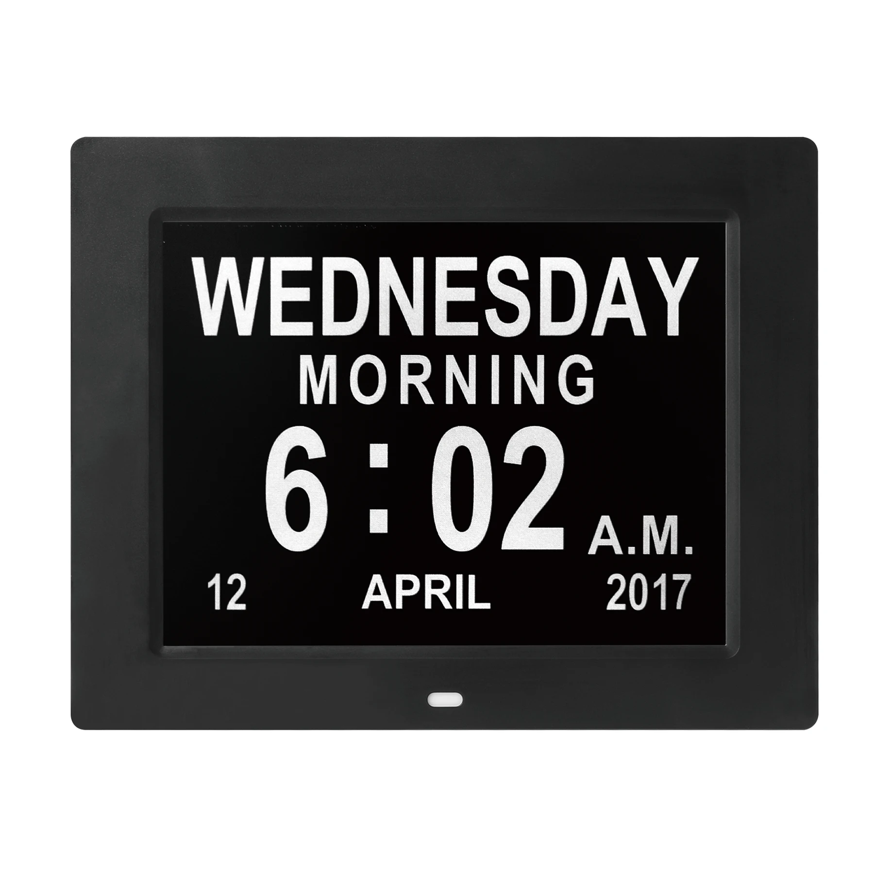 Цифровые часы с календарем и днем поддержка нескольких языков для пожилых людей потеря