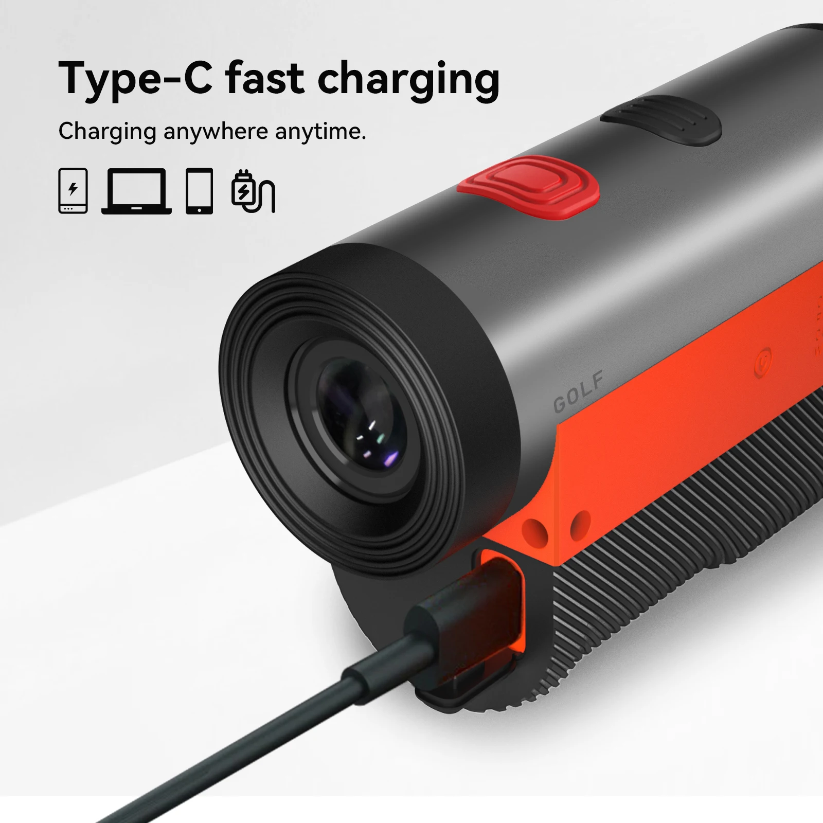 Mileseey GPF12 Slope Switch Golf Laser Range Finder Laser Rangefinder