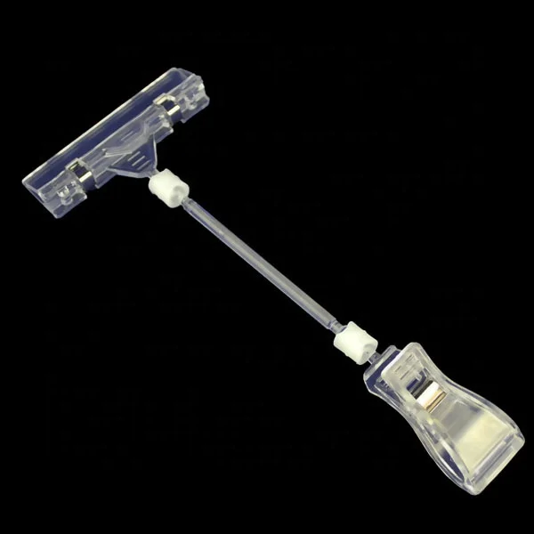 adjustable pop clip sign holder for displaying 5MM pole