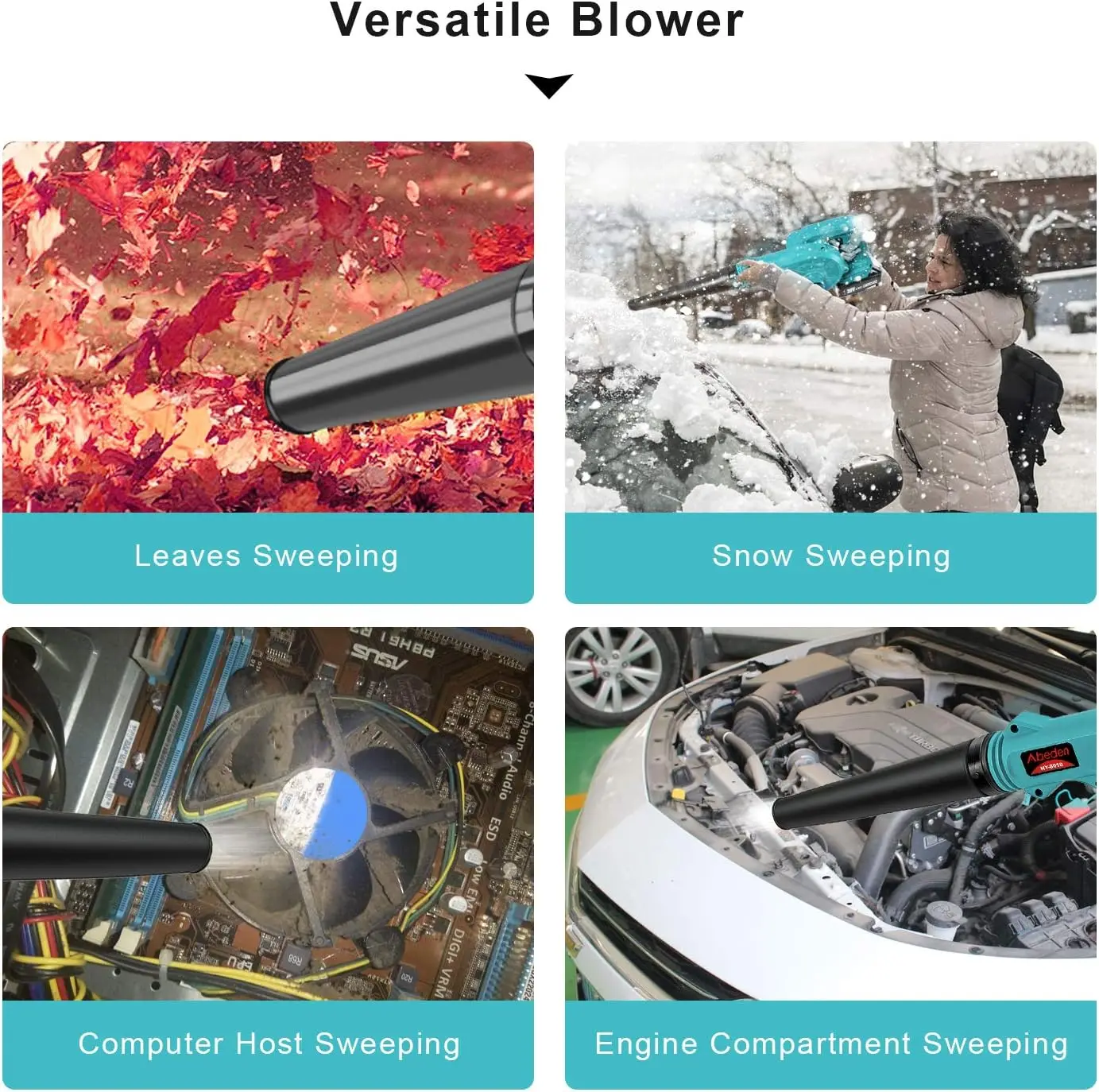 MV-BL01 2 in 1 lithium  electric cordless mini leaf blower 21V battery Portable Hand Vacuum Blower tool