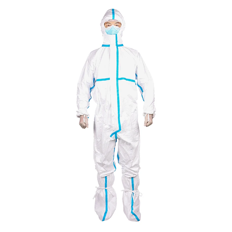 Dupont Tyvek Disposable coverall en14126 biological protection suit