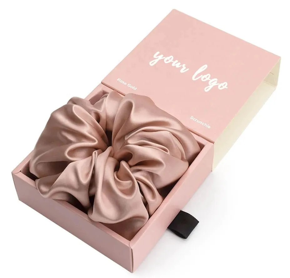 22mm custom 100% pure  silk scrunchy hair bands ties oversized large organic real silk scrunchies