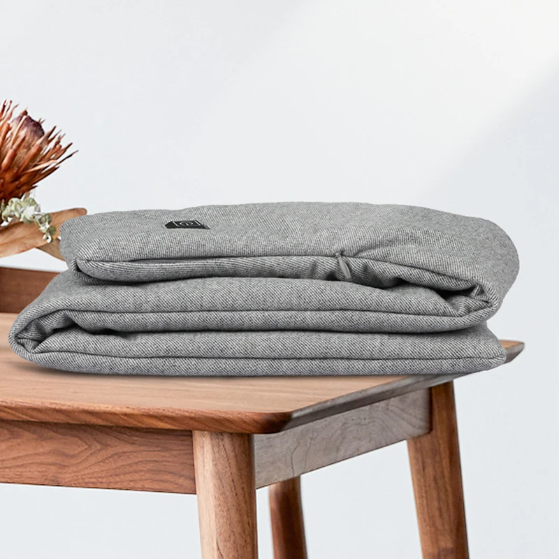 EMAF 2021 washable graphene far infrared sweet heating up heat pack neck scarves scarfd scarf knitting belt Prevent overheating