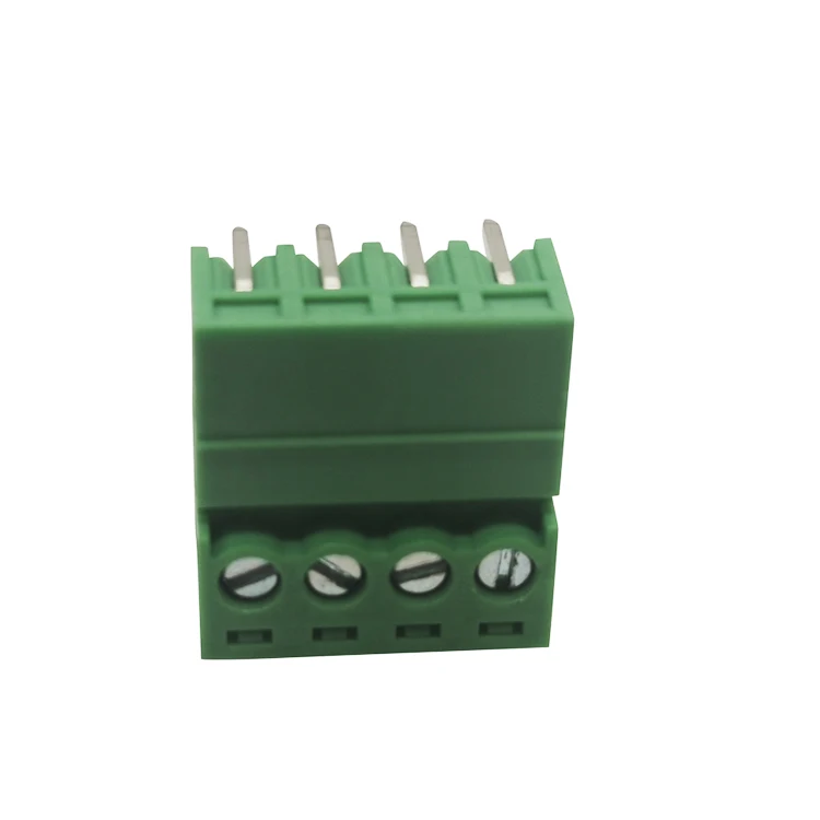 H15EDG 3.5 MM Pitch 4 pole  electric pluggable terminal  block connector 4 way male and female  terminal block