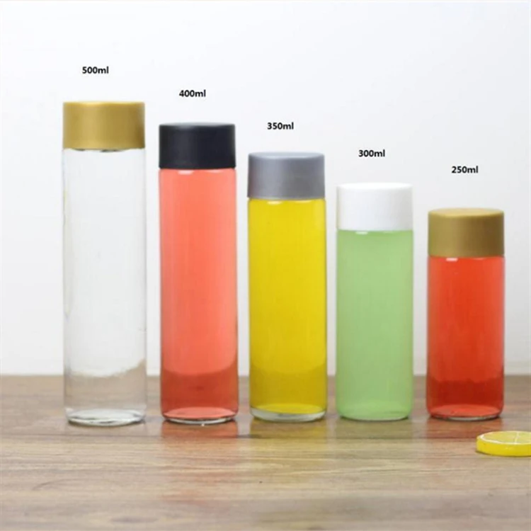 customized voss water bottle voss glass bottle voss juice bottle botellas de vidrio para el agua