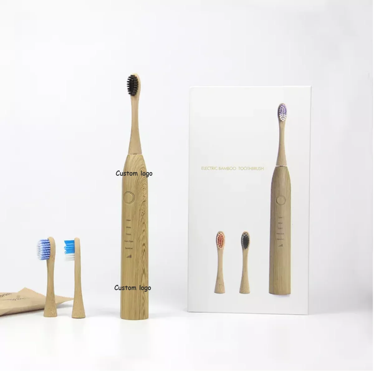 Powerful Ultrasonic Electric Toothbrush Usb Rechargeable Bamboo Electronic Toothbrush